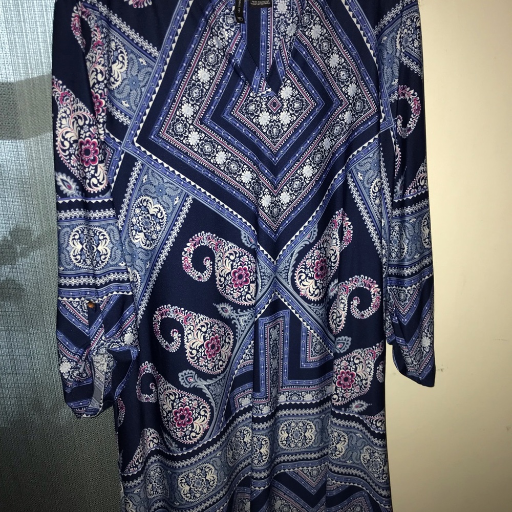New Directions Dress XL paisley
